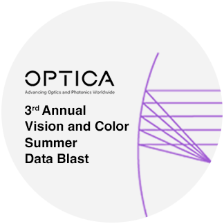 Taesu at the Optica Vision and Color Summer Data Blast!